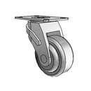 NG-03QDP-125-SW-TP01 MedCaster Swivel Caster