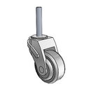 NG-03QDP-125-SW-TS22 MedCaster Swivel Caster