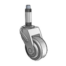 NG-03QDP-125-SW-XRN1 MedCaster Swivel Caster