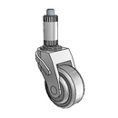 NG-03QDP-125-SW-XRN4 MedCaster Swivel Caster