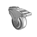 NG-03QDP-125-TL-HK04 MedCaster Swivel Caster