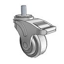 NG-03QDP-125-TL-TS02 MedCaster Swivel Caster