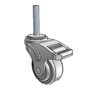 NG-03QDP-125-TL-TS22 MedCaster Swivel Caster