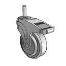 NG-04QDP-125-DL-GR10 MedCaster Swivel Caster