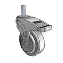 NG-04QDP-125-DL-TS03 MedCaster Swivel Caster