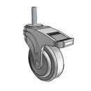 NG-04QDP-125-DL-TS05 MedCaster Swivel Caster