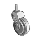 NG-04QDP-125-SW-GR10 MedCaster Swivel Caster