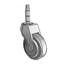 NG-04QDP-125-SW-XRZ1 MedCaster Swivel Caster