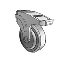 NG-04QDP-125-TL-HK01 MedCaster Swivel Caster