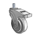 NG-04QDP-125-TL-TS02 MedCaster Swivel Caster