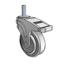 NG-04QDP-125-TL-TS03 MedCaster Swivel Caster