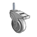 NG-04QDP-125-TL-TS05 MedCaster Swivel Caster
