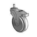NG-05QDP-125-DL-GR01 MedCaster Swivel Caster
