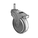 NG-05QDP-125-DL-GR02 MedCaster Swivel Caster