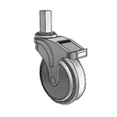 NG-05QDP-125-DL-SQ01 MedCaster Swivel Caster