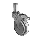 NG-05QDP-125-DL-SQ03 MedCaster Swivel Caster
