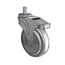 NG-05QDP-125-DL-TS02 MedCaster Swivel Caster