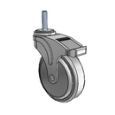 NG-05QDP-125-DL-TS05 MedCaster Swivel Caster