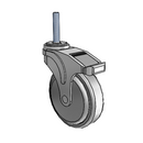 NG-05QDP-125-DL-TS21 MedCaster Swivel Caster