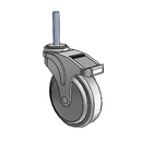 NG-05QDP-125-DL-TS22 MedCaster Swivel Caster