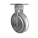 NG-05QDP-125-RG-TP01 MedCaster Rigid Caster