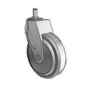 NG-05QDP-125-SW-GR01 MedCaster Swivel Caster