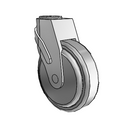 NG-05QDP-125-SW-HK01 MedCaster Swivel Caster