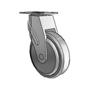 NG-05QDP-125-SW-TP01 MedCaster Swivel Caster