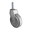 NG-05QDP-125-SW-TS21 MedCaster Swivel Caster