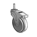 NG-05QDP-125-TL-GR02 MedCaster Swivel Caster