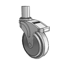 NG-05QDP-125-TL-RS05 MedCaster Swivel Caster