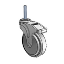 NG-05QDP-125-TL-TS21 MedCaster Swivel Caster