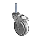 NG-05QDP-125-TL-TS22 MedCaster Swivel Caster