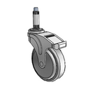 NG-05QDP-125-TL-XRN1 MedCaster Swivel Caster