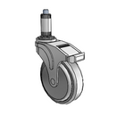 NG-05QDP-125-TL-XRN4 MedCaster Swivel Caster