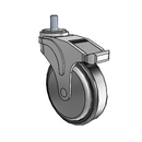 NG-05RPP-125-DL-TS02 MedCaster Swivel Caster