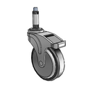 NG-05RPP-125-DL-XRN1 MedCaster Swivel Caster