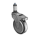 NG-05RPP-125-DL-XRN4 MedCaster Swivel Caster
