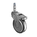 NG-05RPP-125-DL-XRZ1 MedCaster Swivel Caster