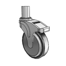NG-05RPP-125-RB-RS05 MedCaster Rigid Caster