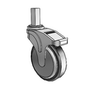 NG-05RPP-125-RB-SQ01 MedCaster Rigid Caster