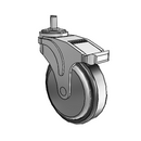 NG-05RPP-125-TL-GR01 MedCaster Swivel Caster
