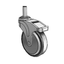 NG-05RPP-125-TL-GR04 MedCaster Swivel Caster