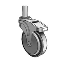 NG-05RPP-125-TL-RS04 MedCaster Swivel Caster