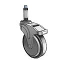 NG-05RPP-125-TL-XRN1 MedCaster Swivel Caster