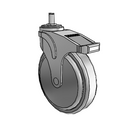 NG-06QDP-125-DL-GR01 MedCaster Swivel Caster