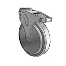 NG-06QDP-125-DL-HK01 MedCaster Swivel Caster