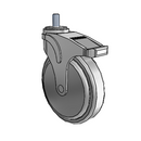 NG-06QDP-125-DL-TS02 MedCaster Swivel Caster
