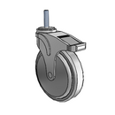 NG-06QDP-125-DL-TS05 MedCaster Swivel Caster