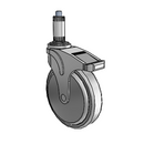 NG-06QDP-125-DL-XRN4 MedCaster Swivel Caster